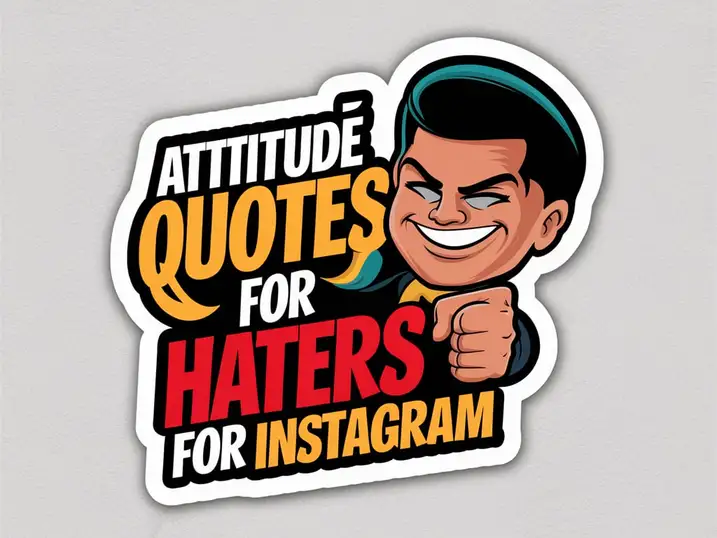 Attitude Quotes for Haters For Instagram