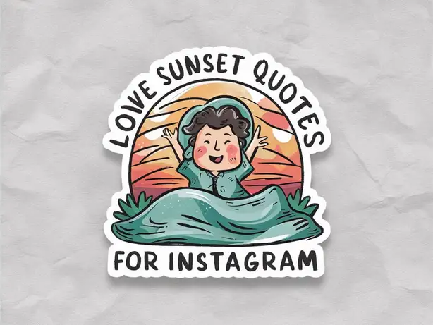 Love Sunset Quotes for Instagram