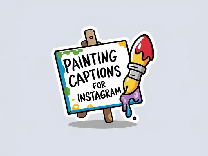 Painting Captions for Instagram