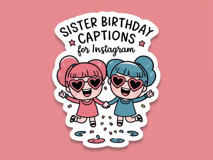 Sister Birthday Captions for Instagram