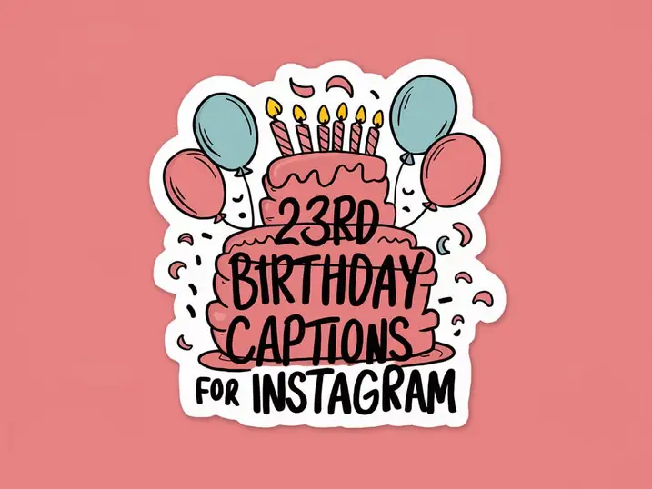 23rd Birthday Captions for Instagram