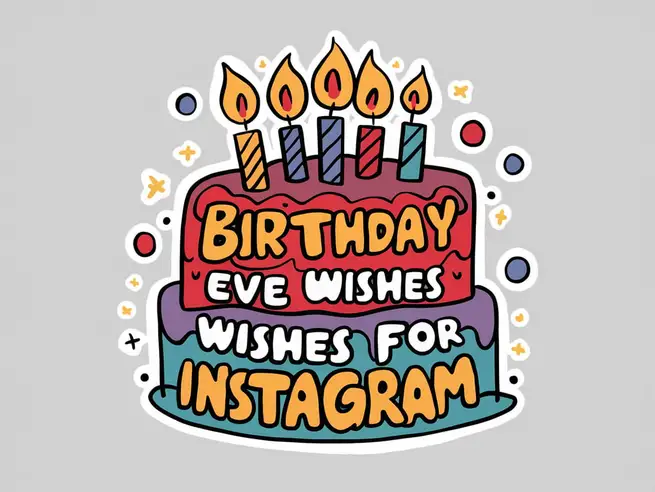 Birthday Eve Wishes for Instagram