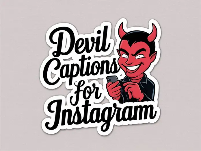 Devil Captions for Instagram