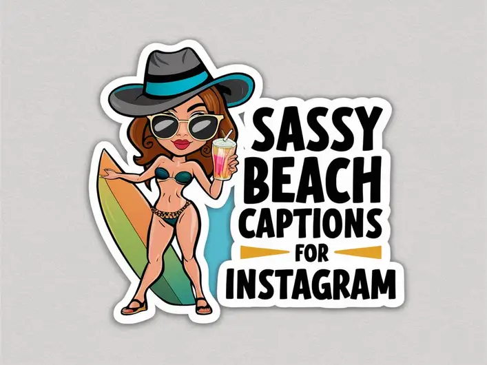 Sassy Beach Captions for Instagram