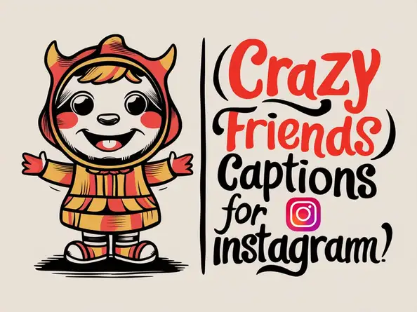 Crazy Friends Captions for Instagram